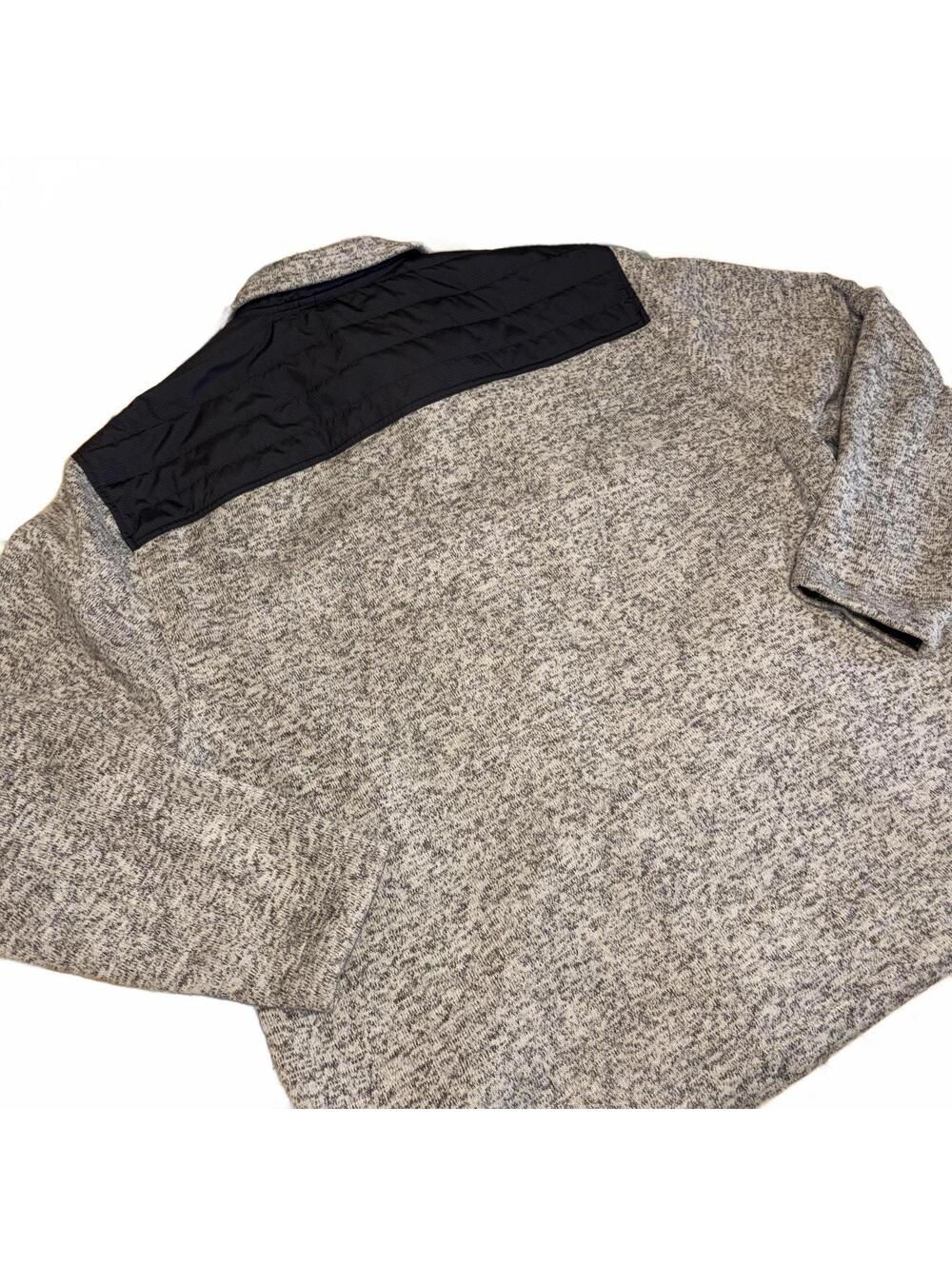Free Country Frore Sweater Knit Fleece Men’s 2XL Gray and Black Zip-Up Jacket - Picture 8 of 8
